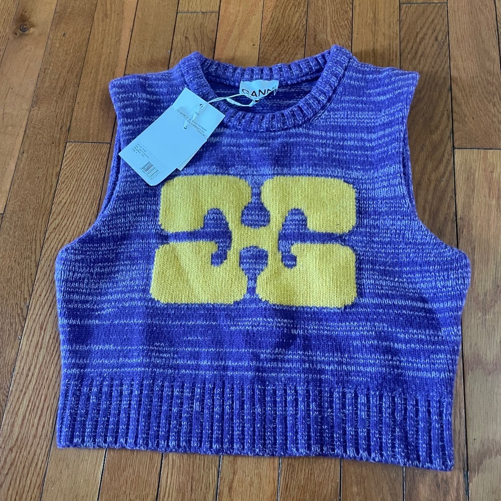 Women’s Ganni cropped vest